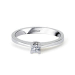 Load image into Gallery viewer, 0.09 Karat EF SI Solitaire Diamond Ring