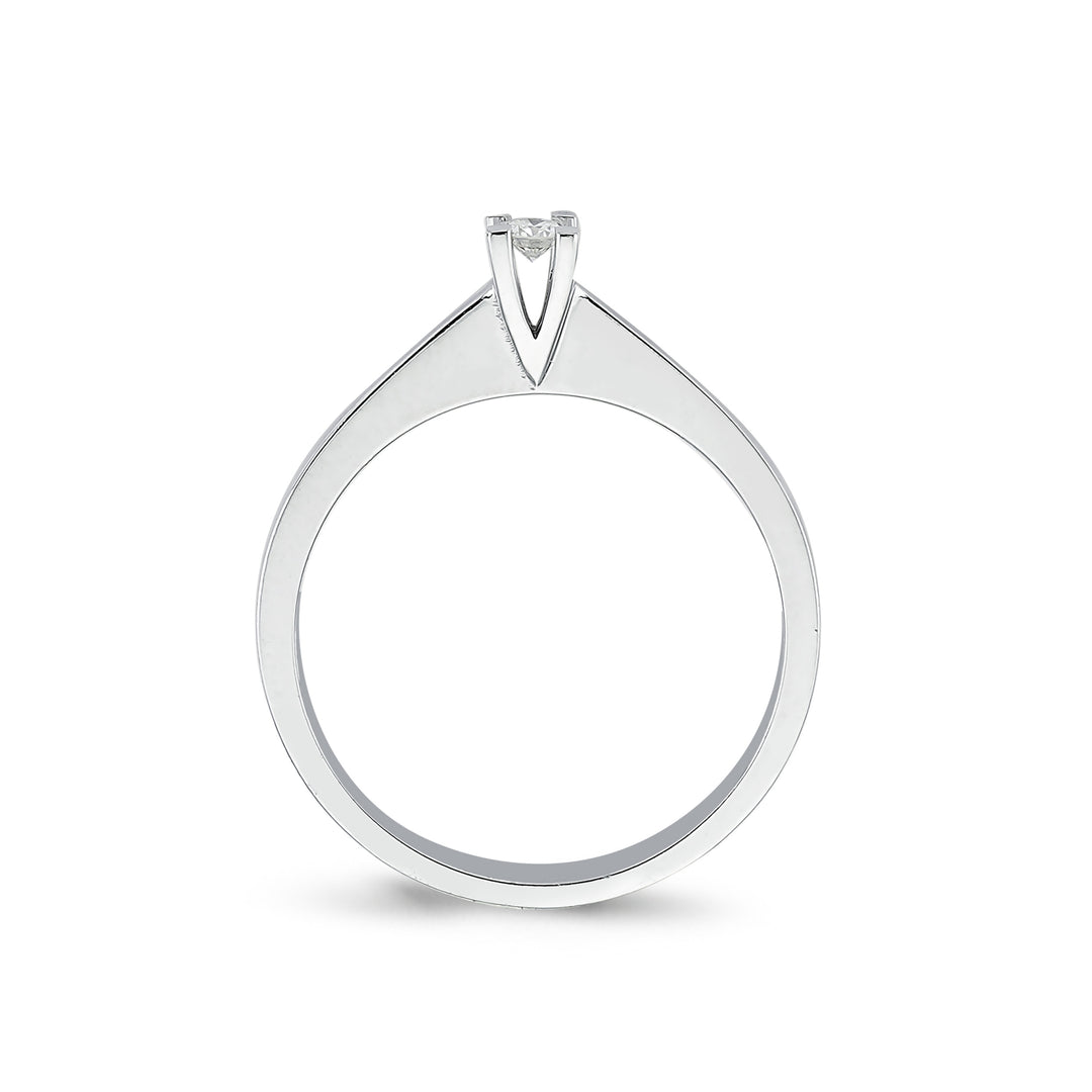 0.05 Karat EF SI Solitaire Diamond Ring