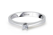 0.05 Karat EF SI Solitaire Diamond Ring