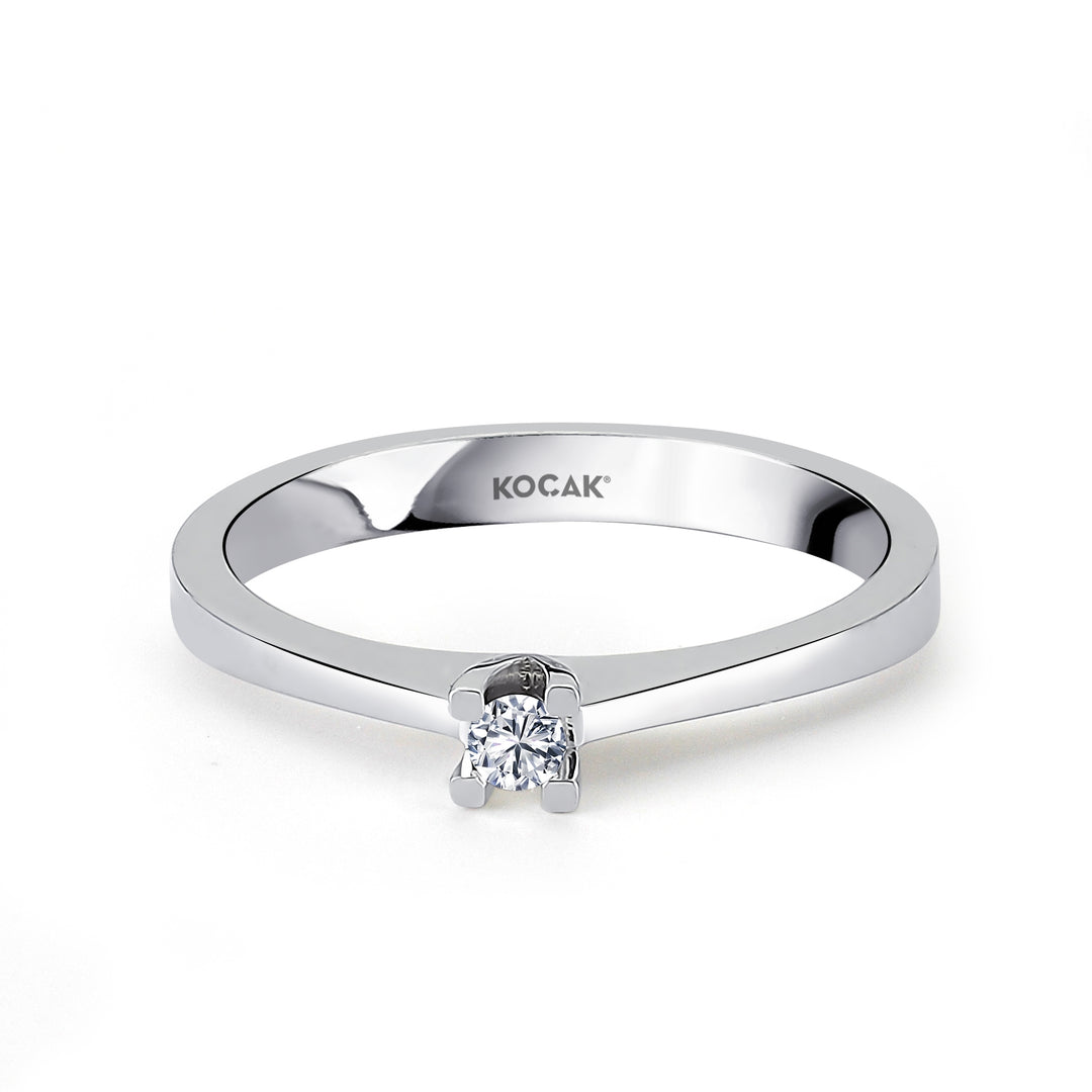 0.05 Karat EF SI Solitaire Diamond Ring