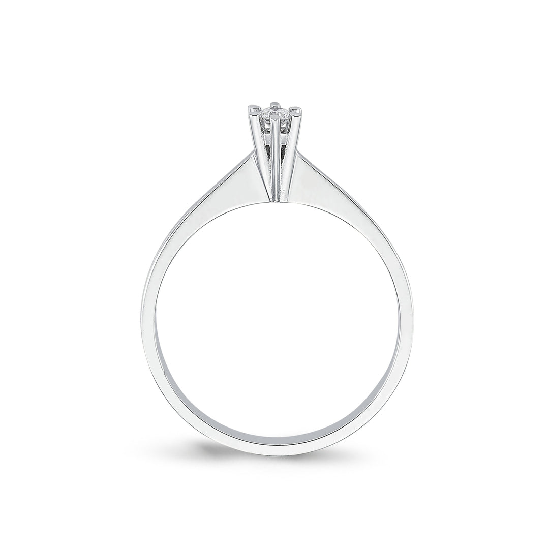 0.05 Karat EF SI Solitaire Diamond Ring