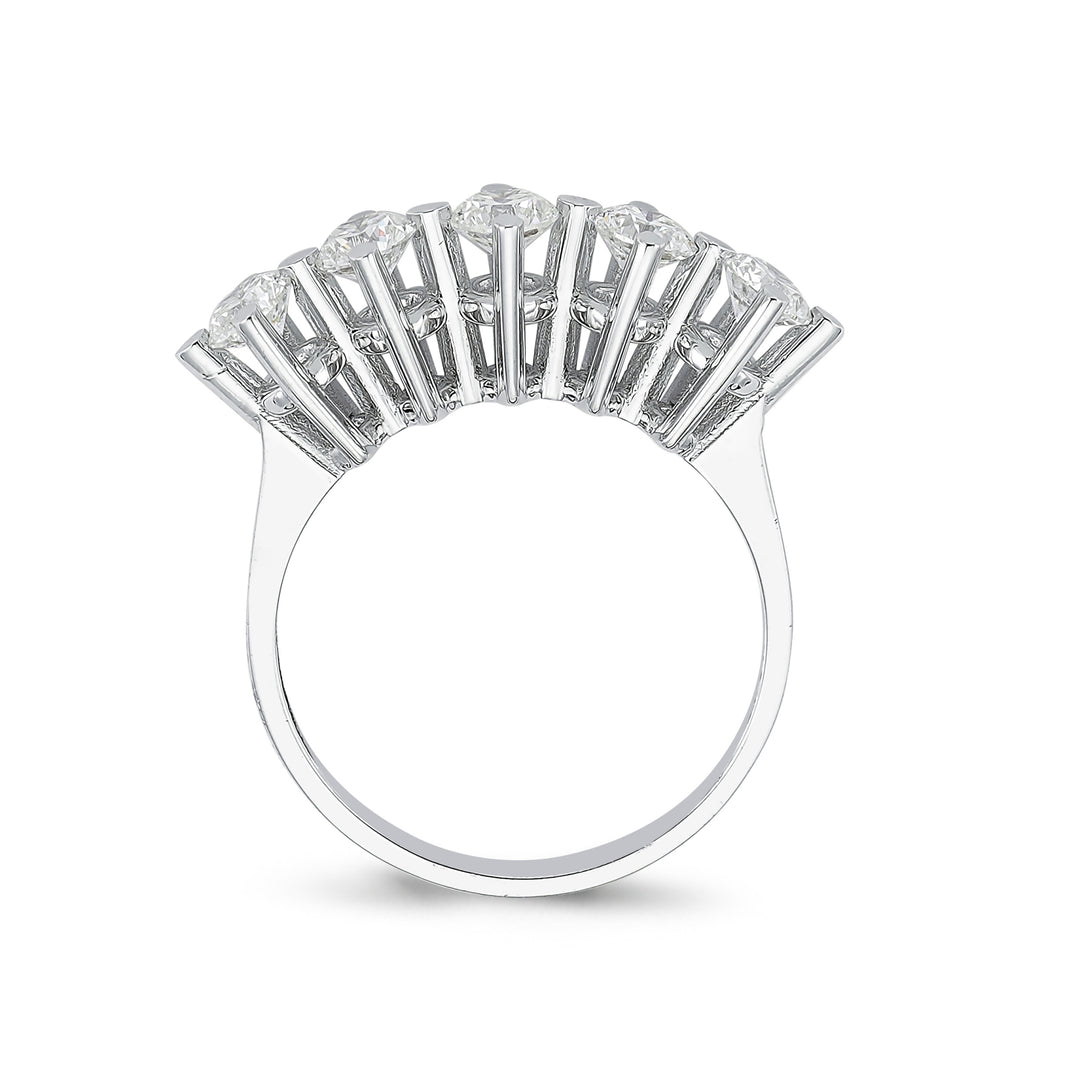 1.25 EF SI Karat Diamond Five Stone Ring