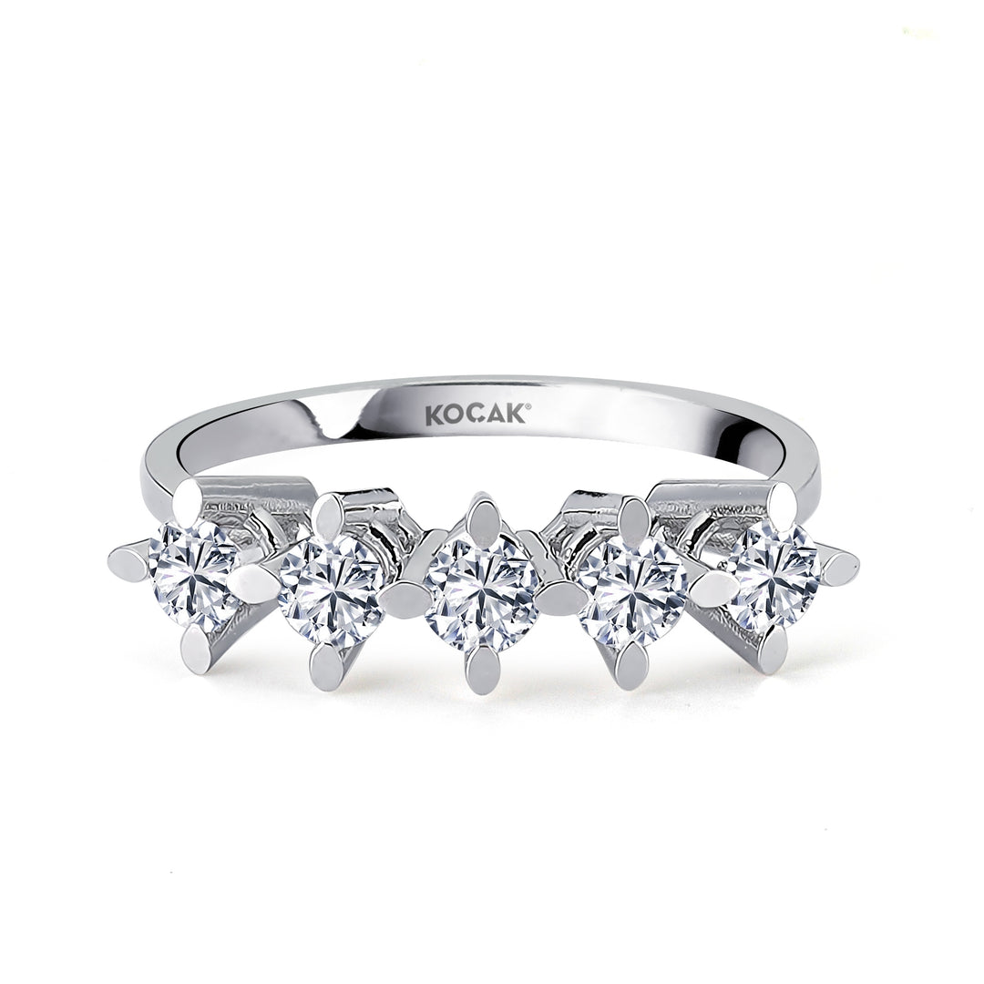 0.75 GH SI Karat Diamond Five Stone Ring
