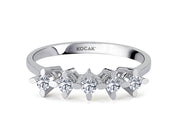 0.25 GH SI Karat Diamond Five Stone Ring