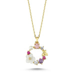Load image into Gallery viewer, 14ct Cicek Kelebek Figurlu Gold Necklace