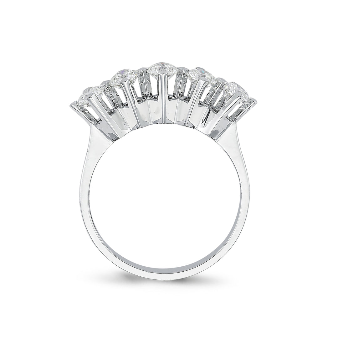 0.95 EF SI Karat Diamond Five Stone Ring