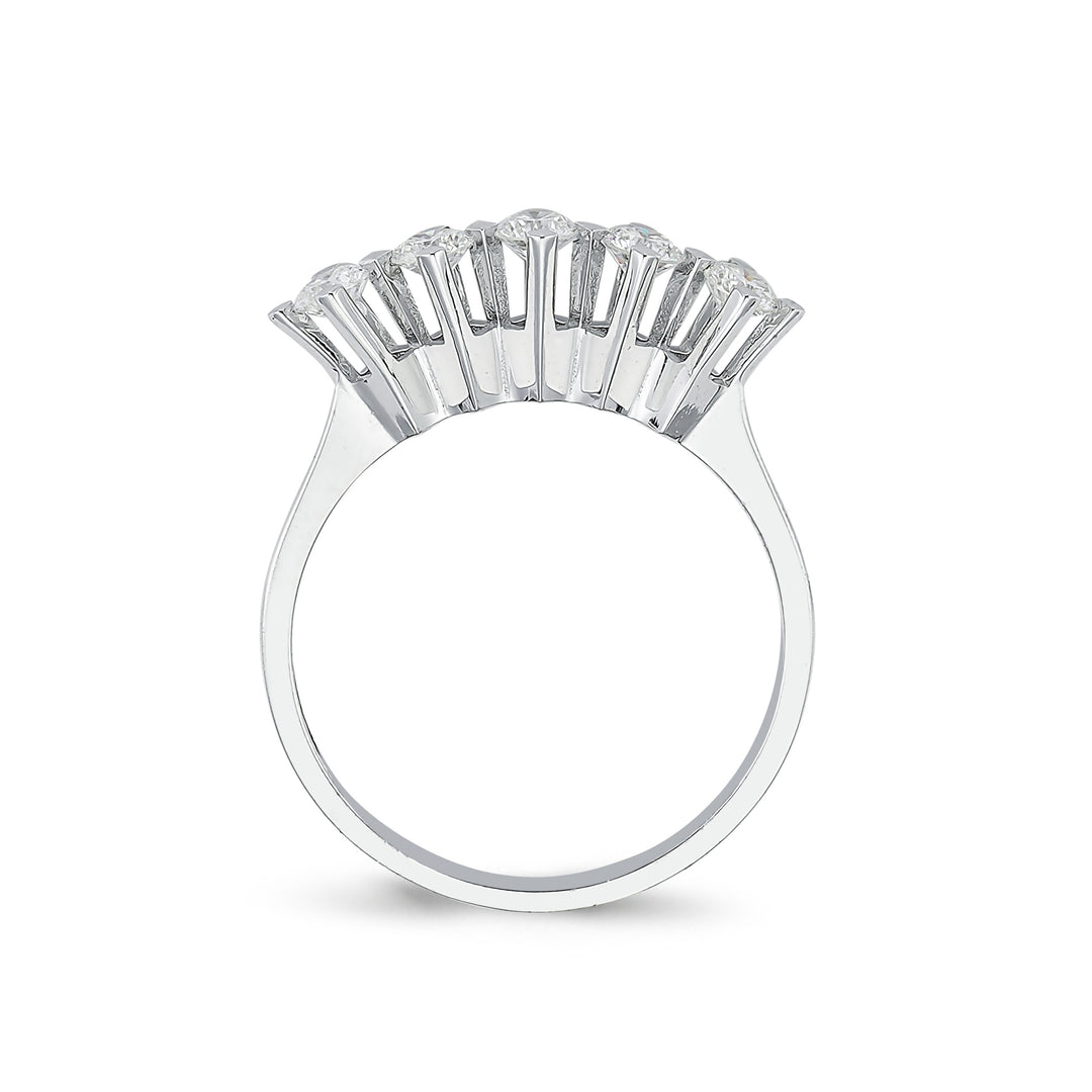 0.40 GH SI Karat Diamond Five Stone Ring
