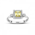 Load image into Gallery viewer, Diamond Renkli Stone Set Icon Ring