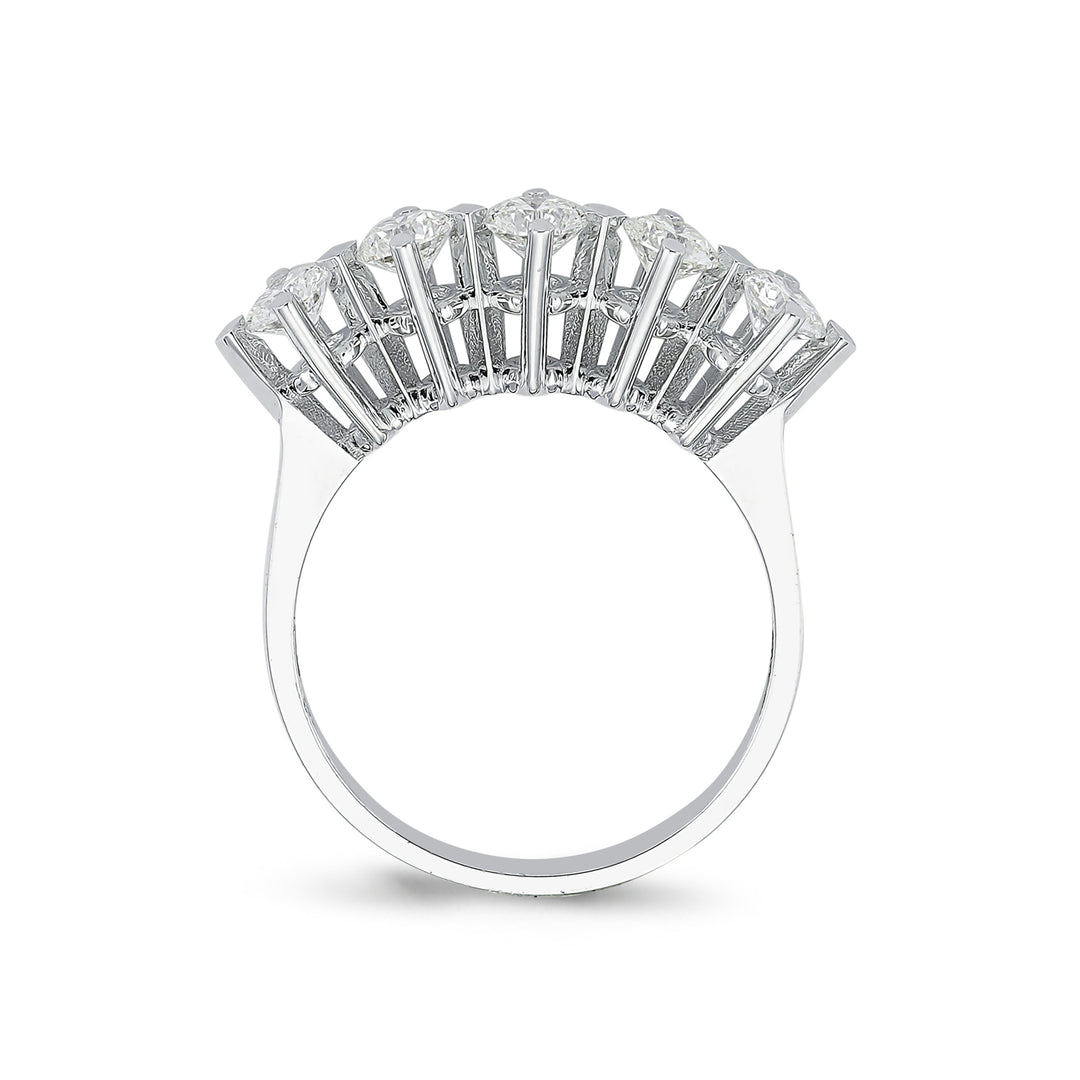1.00 GH SI Karat Diamond Five Stone Ring