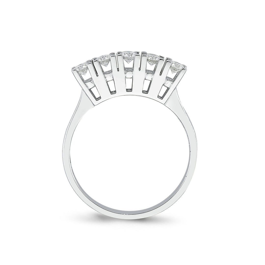 0.25 GH SI Karat Diamond Five Stone Ring