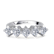 1.25 GH SI Karat Diamond Five Stone Ring