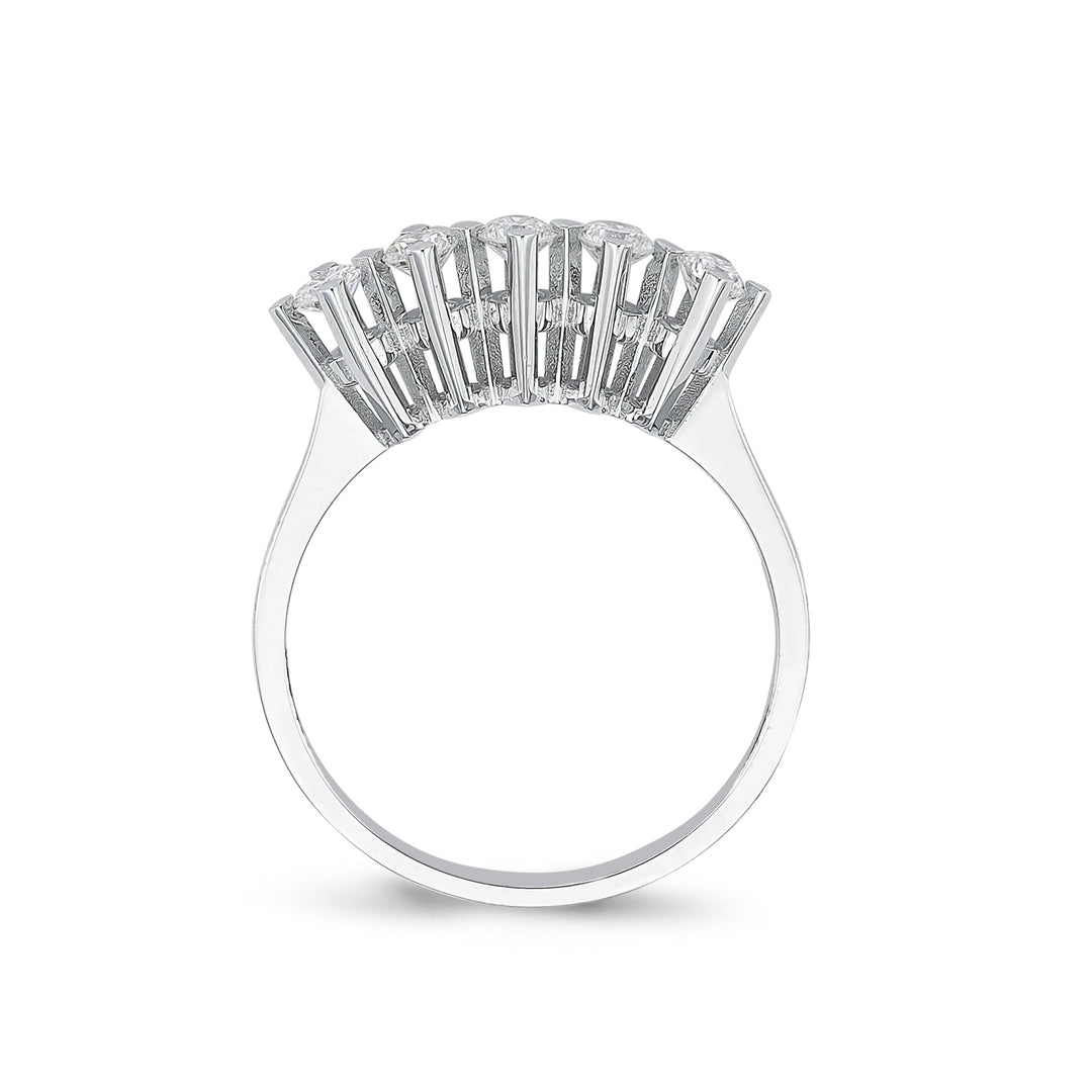 0.50 GH SI Karat Diamond Five Stone Ring