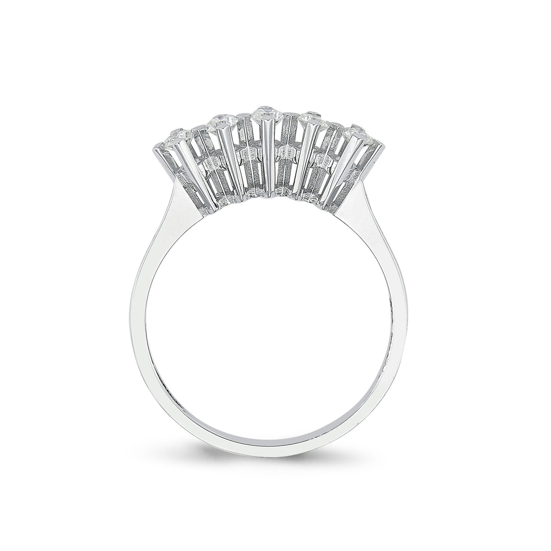 0.25 GH SI Karat Diamond Five Stone Ring