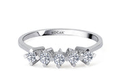 0.25 GH SI Karat Diamond Five Stone Ring