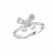 0.26 Karat Baguette Stone Set Diamond Ring