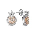 Load image into Gallery viewer, 0.94 Karat Diamond Earrings