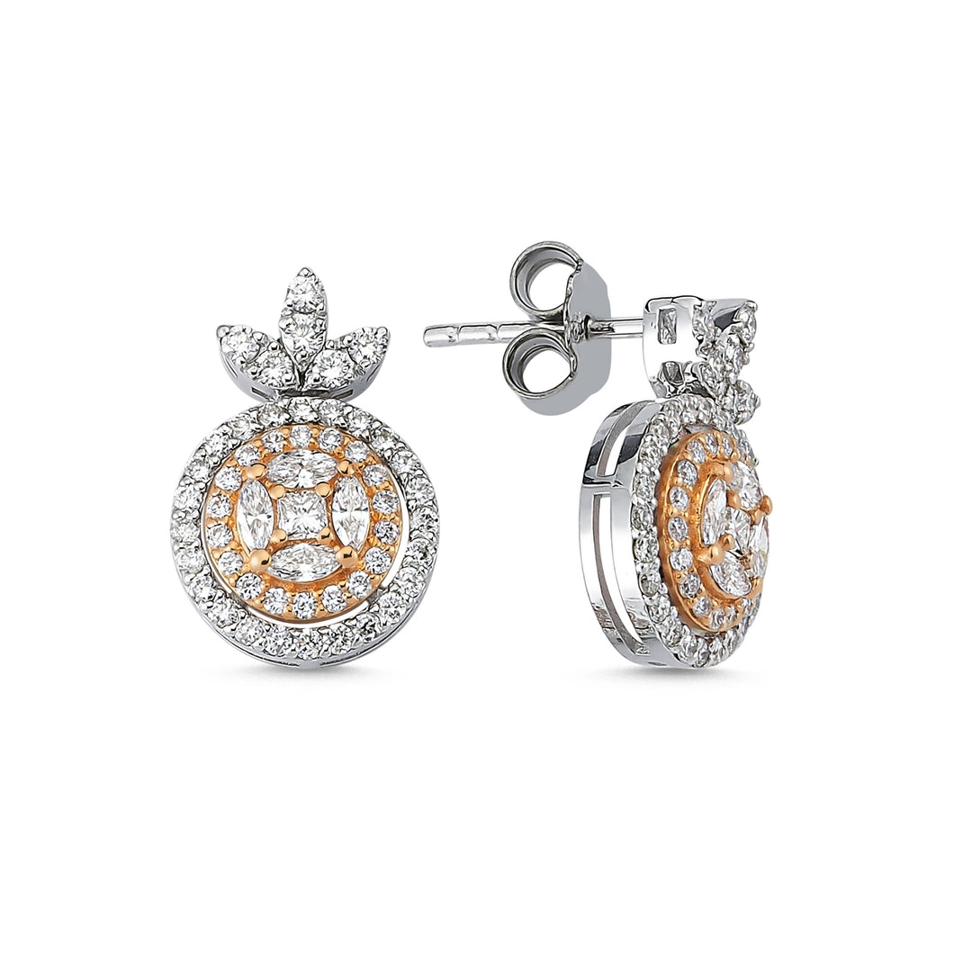 0.94 Karat Diamond Earrings