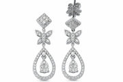 0.74 Karat Diamond Earrings