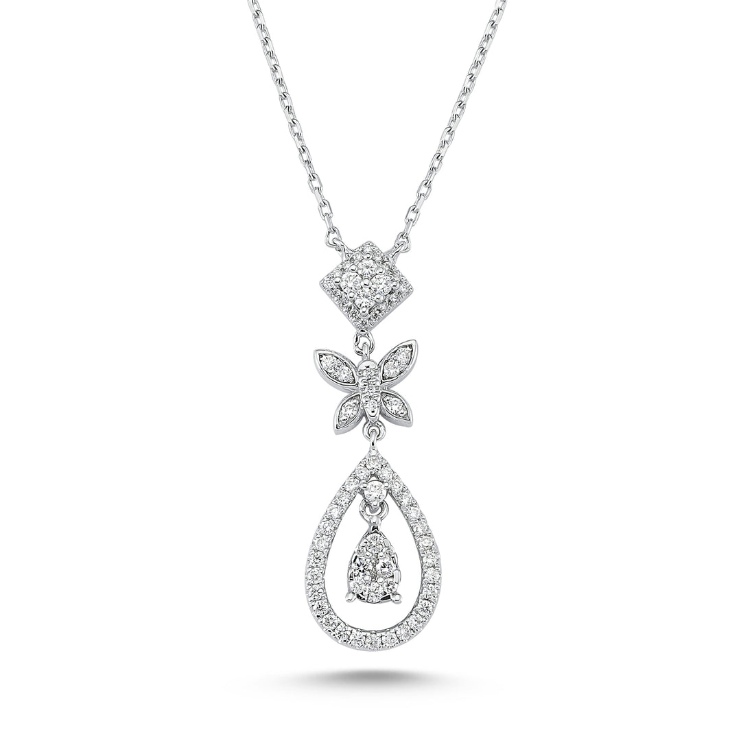0.37 Karat Diamond Necklace