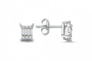 0.08 Karat Diamond Earrings