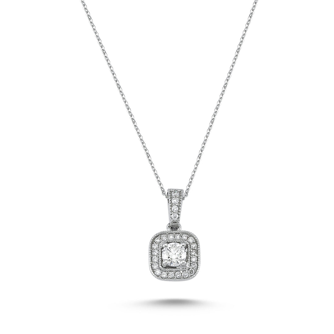 0.36 Karat Diamond Necklace