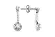 0.48 Karat Diamond Earrings