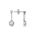 Load image into Gallery viewer, 0.48 Karat Diamond Earrings