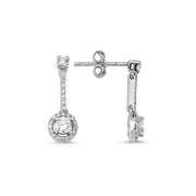 0.48 Karat Diamond Earrings