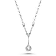 0.36 Karat Diamond Necklace