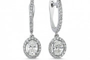 0.93 Karat pırlanta Earrings