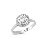 Load image into Gallery viewer, 0.31 Karat Baguette Stone Set Diamond Ring
