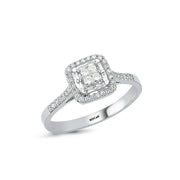 0.33 Karat Baguette Stone Set Diamond Ring