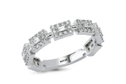 0.51 Karat Baguette Stone Set Diamond Ring