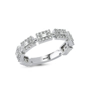 0.51 Karat Baguette Stone Set Diamond Ring