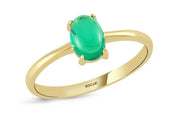 14ct Colour Stone Set Gold Ring