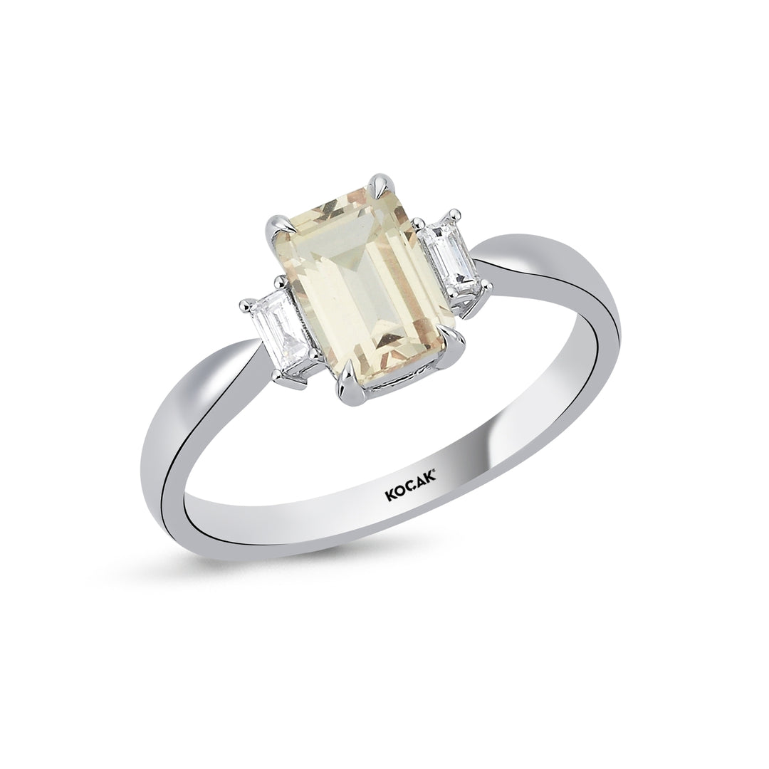 1.44 Karat PadParadscha Diamond Ring