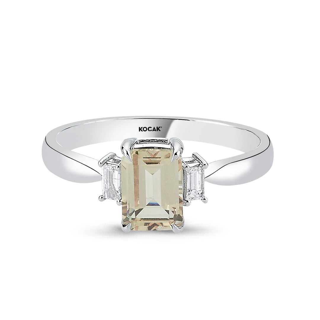 1.44 Karat PadParadscha Diamond Ring