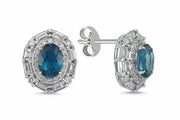 2.78 Karat Londra Mavisi Diamond Earrings
