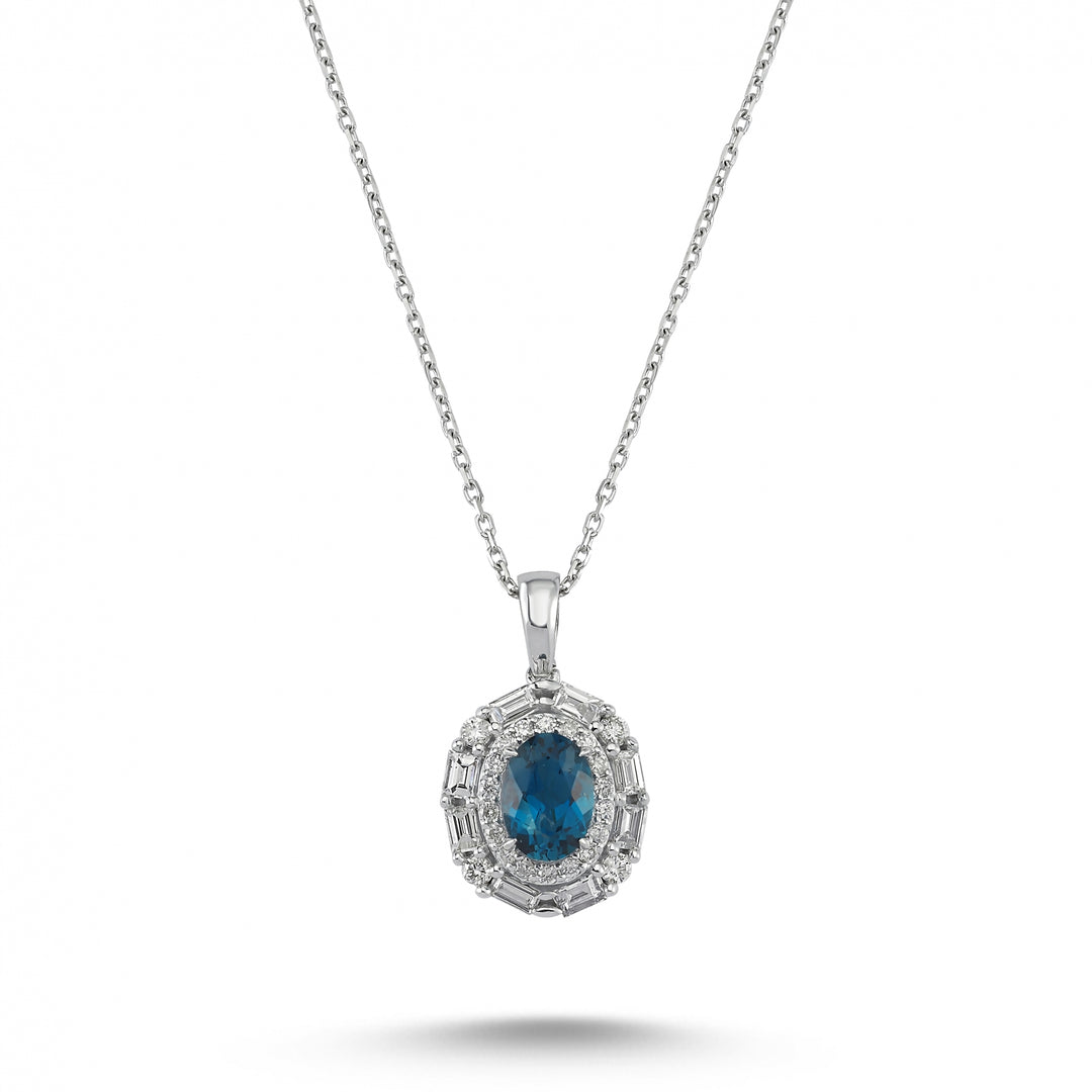 1.04 Karat Londra Mavisi Diamond Necklace