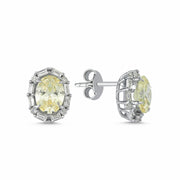 4.50 Karat Renkli Diamond Earrings