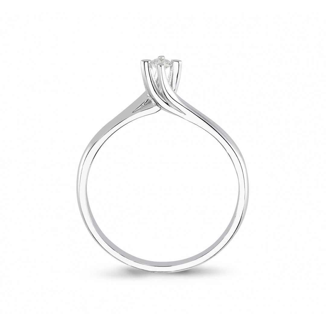0.05 Karat EF SI Solitaire Diamond Ring