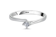 0.05 Karat EF SI Solitaire Diamond Ring