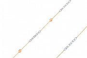14ct Tri-Colour Gold Bracelet