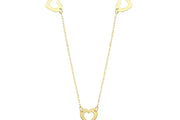 14ct Heart Figurlu Gold Necklace