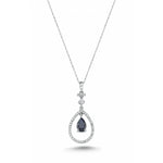 Load image into Gallery viewer, 1.04 Karat Sapphire Diamond Necklace