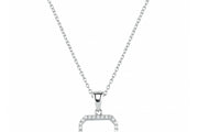 0.37 Karat Baguette Diamond Necklace
