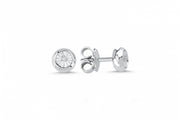0.01 Karat Diamond Solitaire Earrings