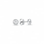 0.01 Karat Diamond Solitaire Earrings