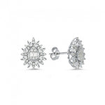 Load image into Gallery viewer, 0.44 Karat Baguette Diamond Earrings
