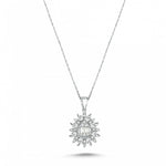 Load image into Gallery viewer, 0.21 Karat Baguette Diamond Necklace